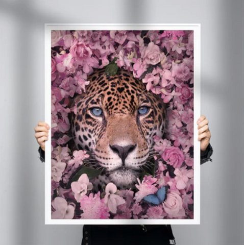 Cool Animal Posters: ’Lovepard’ by Andy okay for WWF | Andy okay – Animal Wall Art for Charity