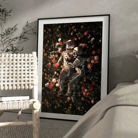 Cool Bedroom Artworks: 'Garden Delights' by Nicebleed for WWF | Andy okay – Bedroom Wall Art for Charity