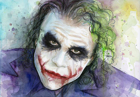 Cool Joker Art, Joker Painting, The Joker Wall Art | Andy okay – Joker Art for Charity