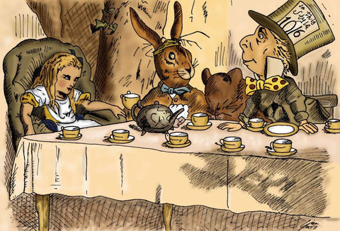 Exploring The Art of Alice in Wonderland, The Mad Hatter Tea Party | Andy okay – Art for Causes