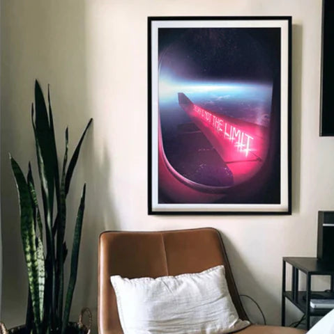 How To Find The Best Sci Fi Art For Your Living Room: 'Sky Is Not The Limit' by Anthony Edward for Rainforest Trust | Andy okay – Sci Fi Art Prints for Charity