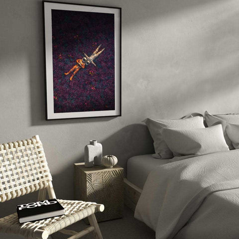 How To Find The Best Sci Fi Art For Your Living Room: 'You're My Universe' by Rolands Zilvinskis for WWF | Andy okay – Sci Fi Art Prints for Charity