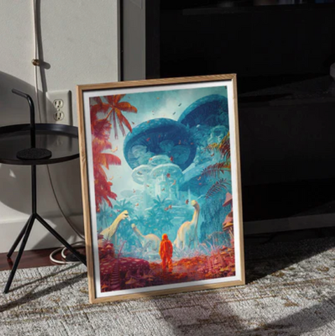 How to Decorate Your Home With Surreal Wall Art: ’Another World’ by Gal Barkan for Amazon Watch | Andy okay – Surreal Posters for Charity