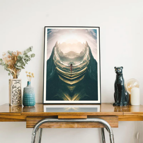 How to Decorate Your Home With Surreal Wall Art: ’Crossing Those Hills’ by Antonio Salminen for WWF | Andy okay – Surreal Posters for Charity