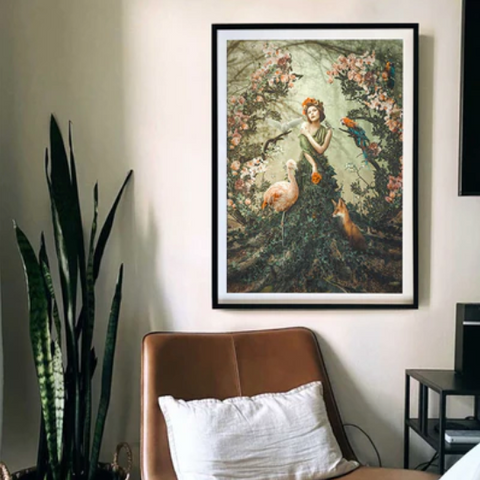 How to Decorate Your Home With Surreal Wall Art: ’Mother Nature’ by Jose Frances for Smile of The Child | Andy okay – Surreal Posters for Charity