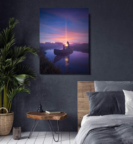 Moon Wall Art Bedroom Decor Ideas: 'Moonrise' by Diego Hernandez for WWF | Andy okay – Art for Causes