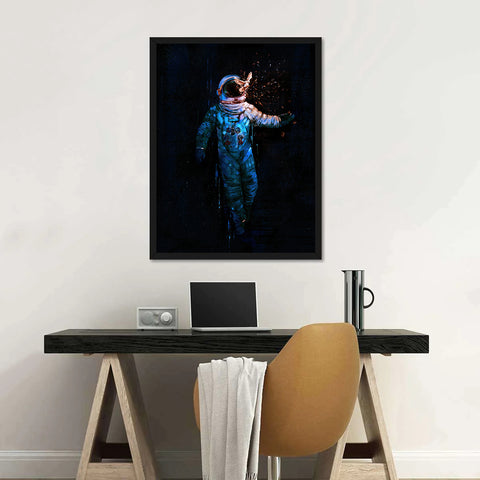 Motivational Wall Art For Your Home Office: 'Breakthrough' by Liis Roden for Animal Rescue Center | Andy okay – Art for Causes