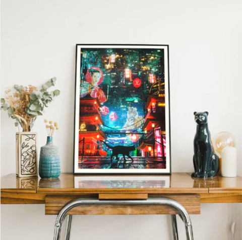 Motivational Wall Art For Your Home Office: 'Started From The Bottom' by Dangiuz for Animal Rescue Center | Andy okay – Art for Causes