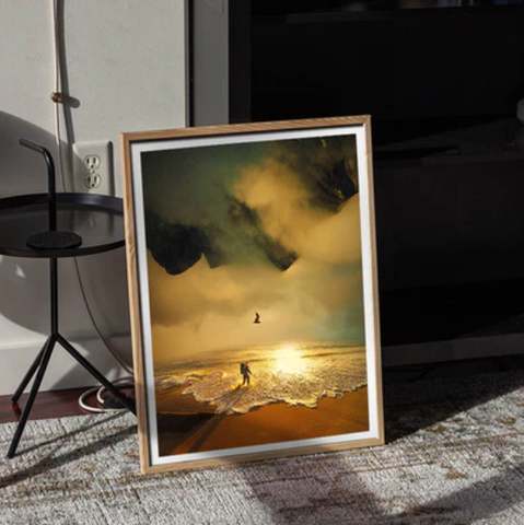 Experience the Beauty of an Ocean Sunset with Wall Art – Andy okay