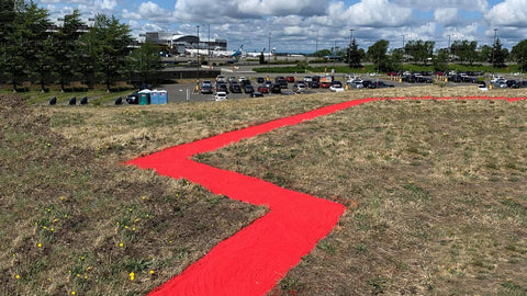 13 Beautiful Art Projects Created to Raise Awareness for a Cause, The Red Sand Project by Molly Gochman | Andy okay – Art for a good Cause