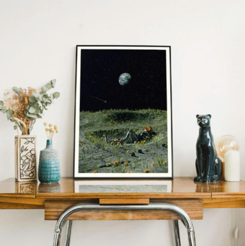 Space Art Prints That Will Inspire You in 2024: ’A New Home’ by Nicebleed for WWF | Andy okay – Space Wall Art for Charity