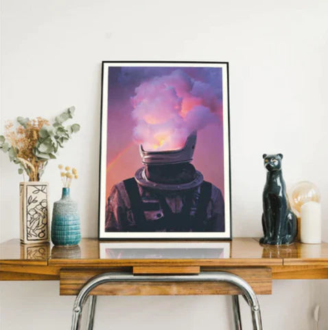 Space Art Prints That Will Inspire You in 2024: 'Burning Bright' by Sublimenation for Greenpeace | Andy okay – Space Wall Art for Charity