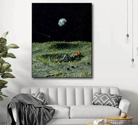 Space Wall Art: 'A New Home' by Nicebleed for WWF | Andy okay – Space Art Prints for Charity