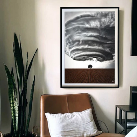 Surreal Nature Art for Your Home: ’Wake of Thunderstorm’ by Kathrin Federer for WWF | Andy okay – Surreal Art Prints for Charity