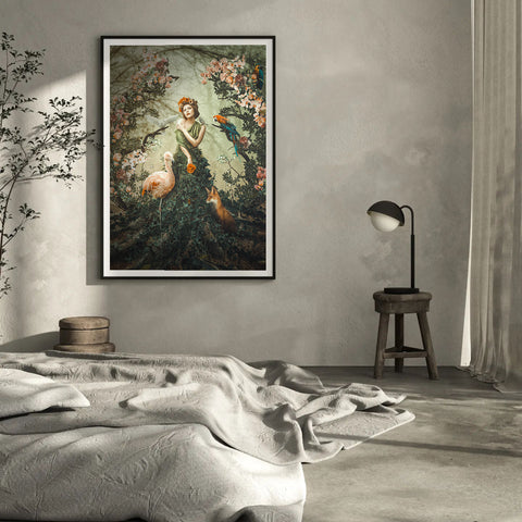 The Best Surrealistic Art Prints for Your Bedroom: ’Mother Nature’ by Jose Francese for Smile of The Child | Andy okay – Surreal Wall Art for Charity