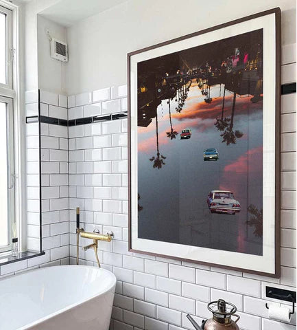 The Best Bathroom Wall Art for the Modern Man: 'Rodeo Drive' by Irie Wata for WWF | Andy okay – Bathroom Art Prints for Charity
