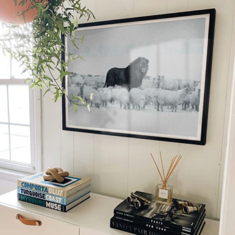 The Ultimate Guide To Find Affordable Wall Art For Your Living Room: ’Lion Among Sheep’ by Nogar007 for Non-Violence Project | Andy okay – Affordable Art Prints for Charity