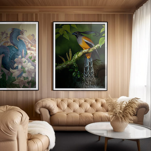 Tropical Wall Art ’Mist’ by Jon Ching | Vibrant Home Decor Art Prints for A Good Cause