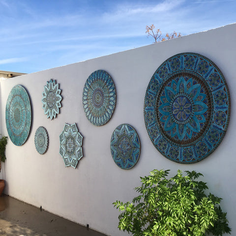 Outdoor Wall Art Ideas: Ceramic Outdoor Wall Art | Andy okay - Art for Causes