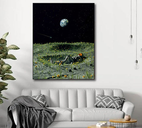 Large Wall Art Prints for Livingroom: 'A New Home' by Nicebleed for WWF | Andy okay - Art for Causes
