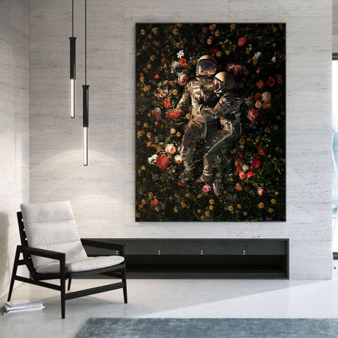 Large Wall Art for Livingroom: 'Garden Delights' by Nicebleed for WWF | Andy okay - Art for Causes