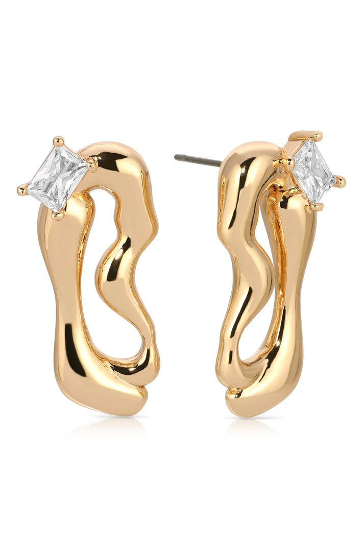 Ettika Organic Winding Crystal Earrings