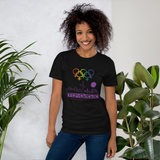 Tribe of the Union Rings Female Gender Identity Purple Skyline Big 'O' Games Short-Sleeve Unisex T-Shirt