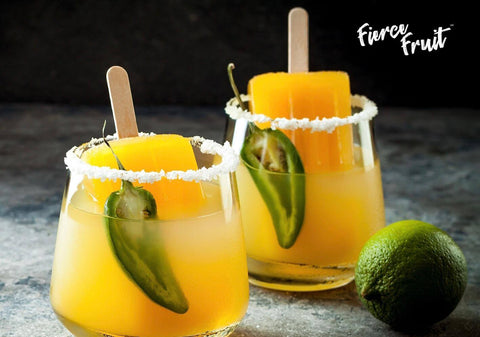 fierce fruit spicy mango passion popsicle mocktail recipe