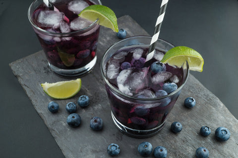 blueberry puree cocktail