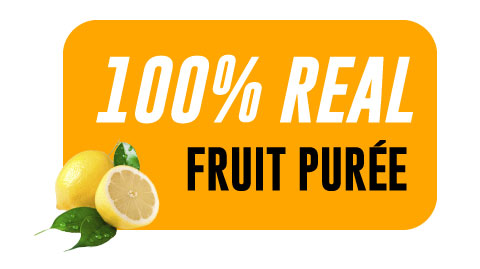 44 Lb Lemon Aseptic Fruit Purée Bag