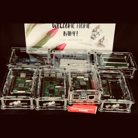 ProtoStax Enclosure for Raspberry Pi 4 Model B 