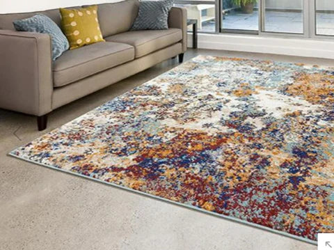 colorful area rug trend