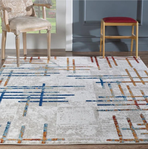 Luxe weavers geometric area rug 