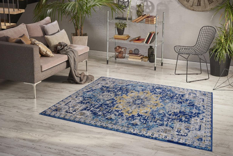blue oriental rug 