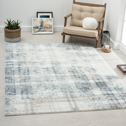 Distressed area rug trend