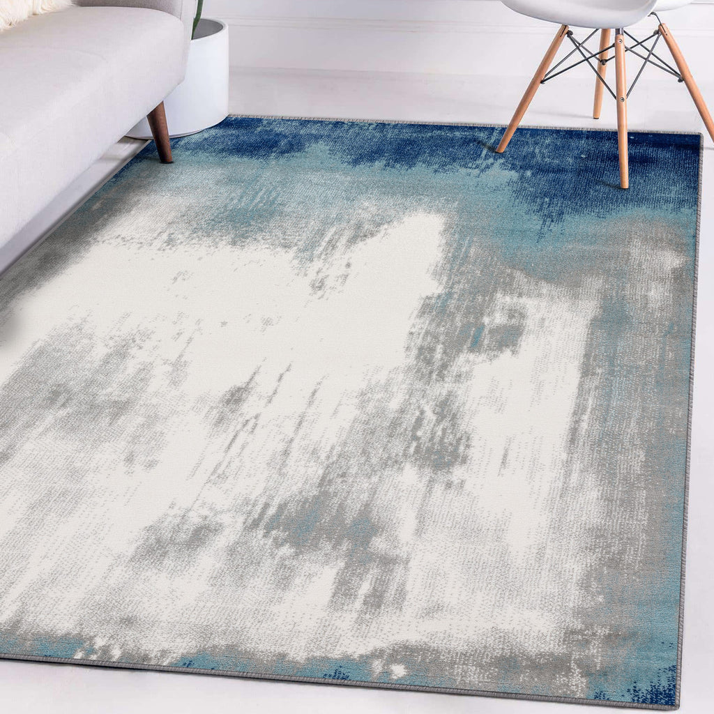 Camellia Distressed Abstract Area Rug | Luxe Weavers | Abstract Rugs