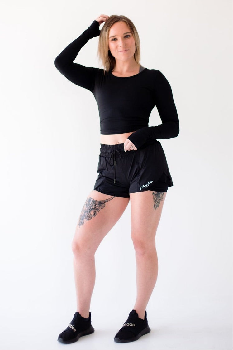 Highwaist Athleisure Shorts - Closeout