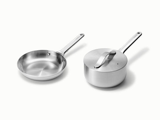 Caraway Home 2pc Ceramic Nonstick Mini Fry Pan And Mini Sauce Pan