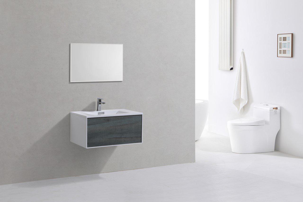 Kubebath Divario Wall Mount Modern Bathroom Vanity