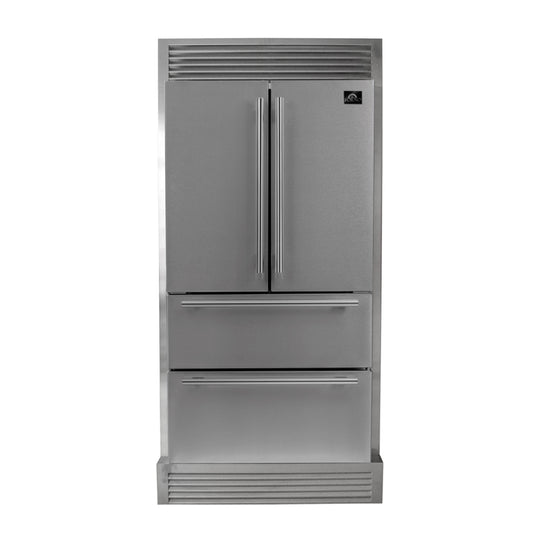 Forno 60 27.6 cu. ft. Refrigerator & Freezer in Stainless Steel