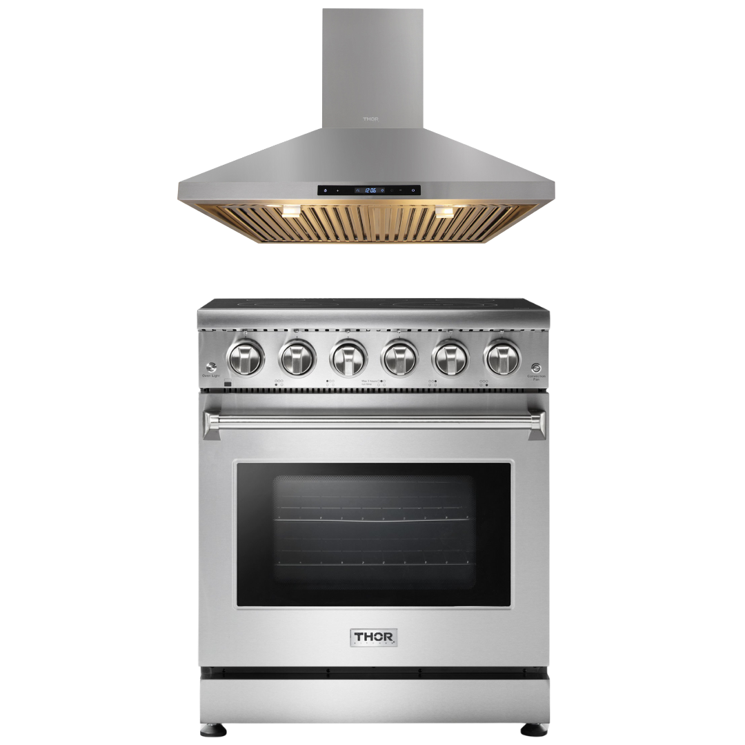 Thor Kitchen 36 Gas Range & 36 Range Hood Package, AP-HRG3618U