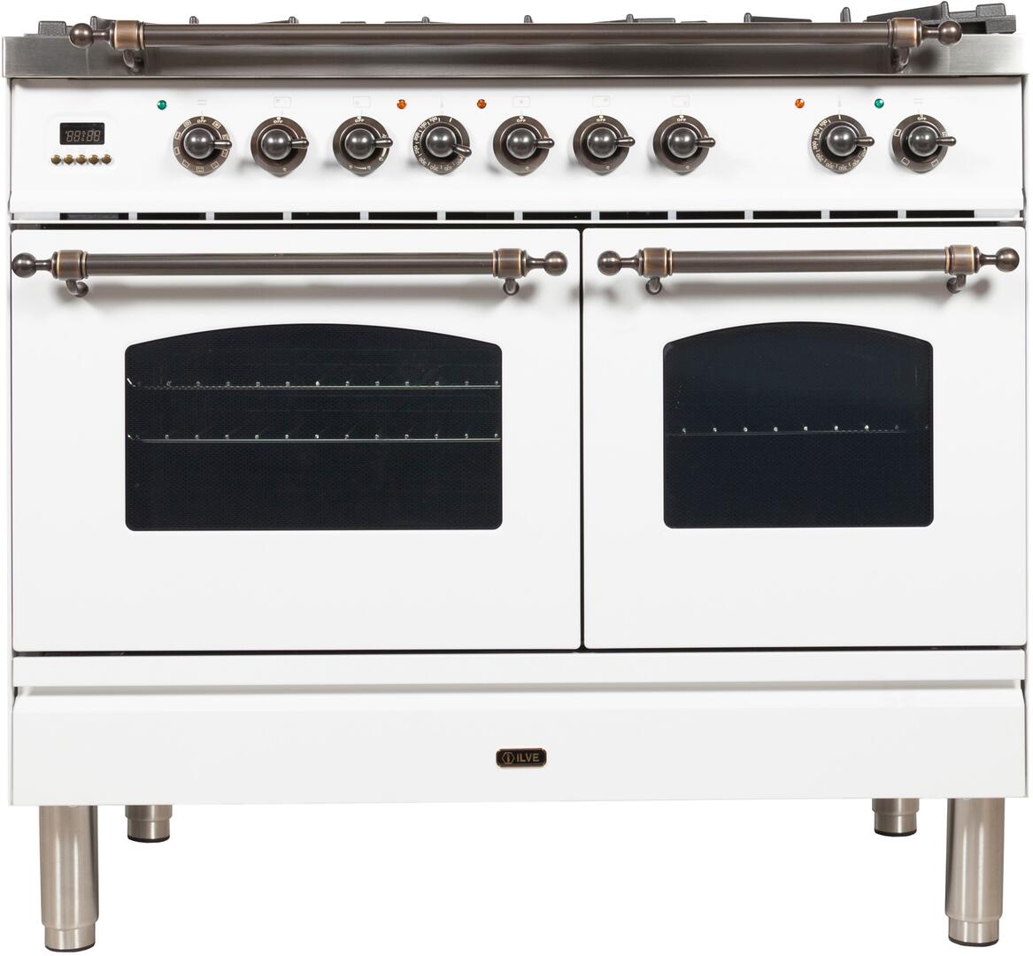 Ilve 40 In Nostalgie Series Natural Gas Burner And Electric Oven Rang Premium Home Source