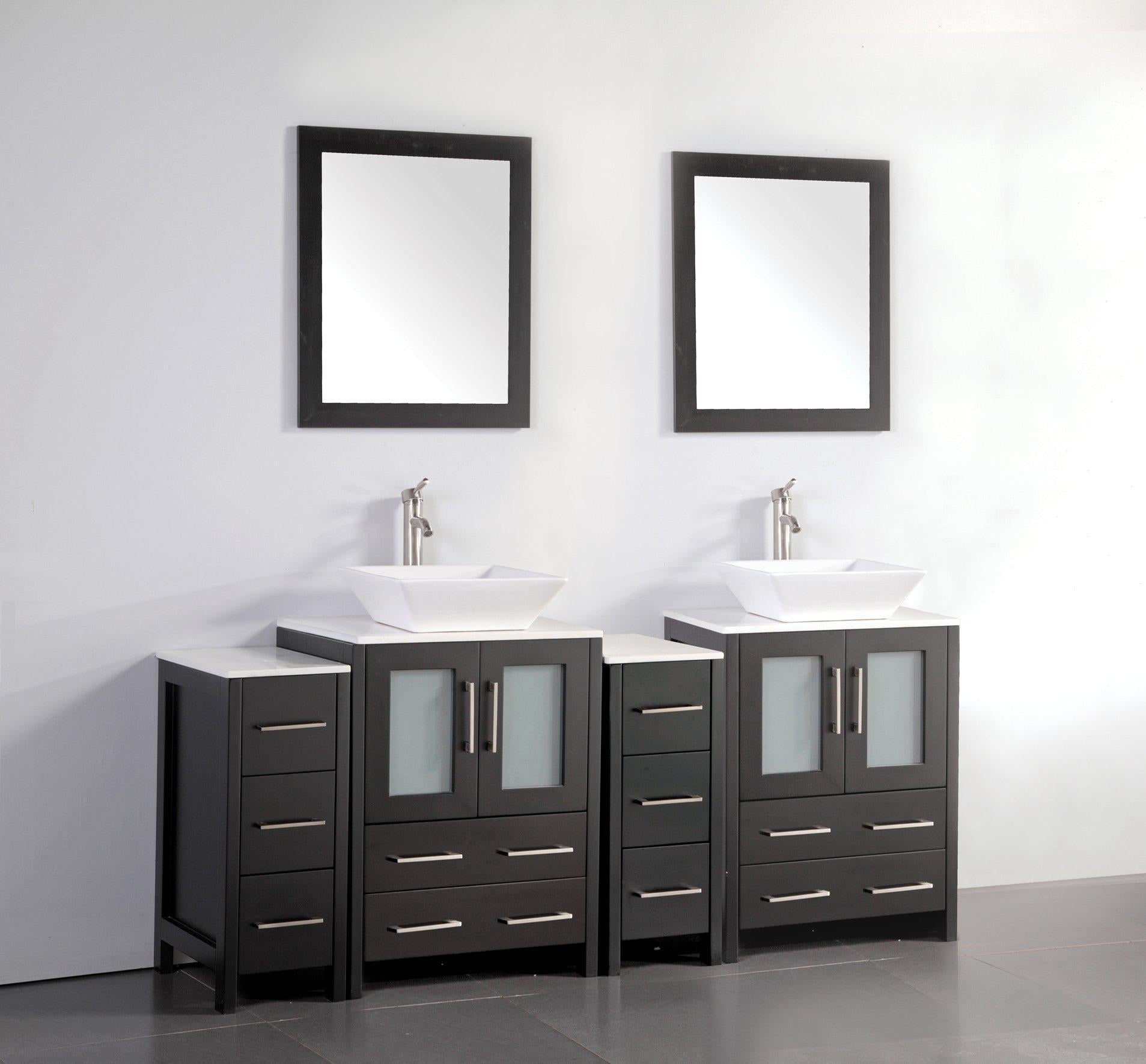 Vanity Art Ravenna 72 In Bathroom Vanity In Espresso With Double Basi Premium Home Source 