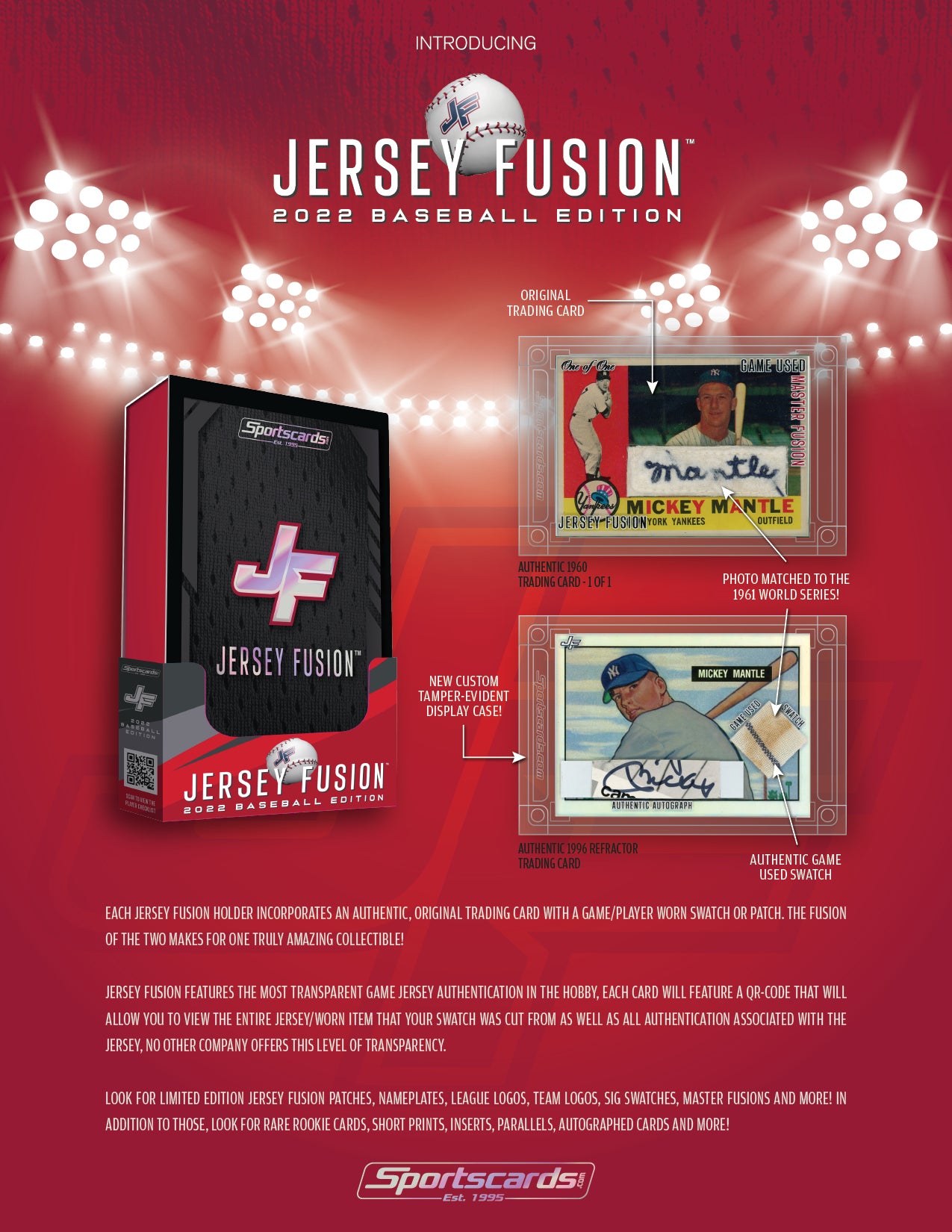 Jersey Fusion All Sports Series 2 Case - (100) Sealed Boxes Per
