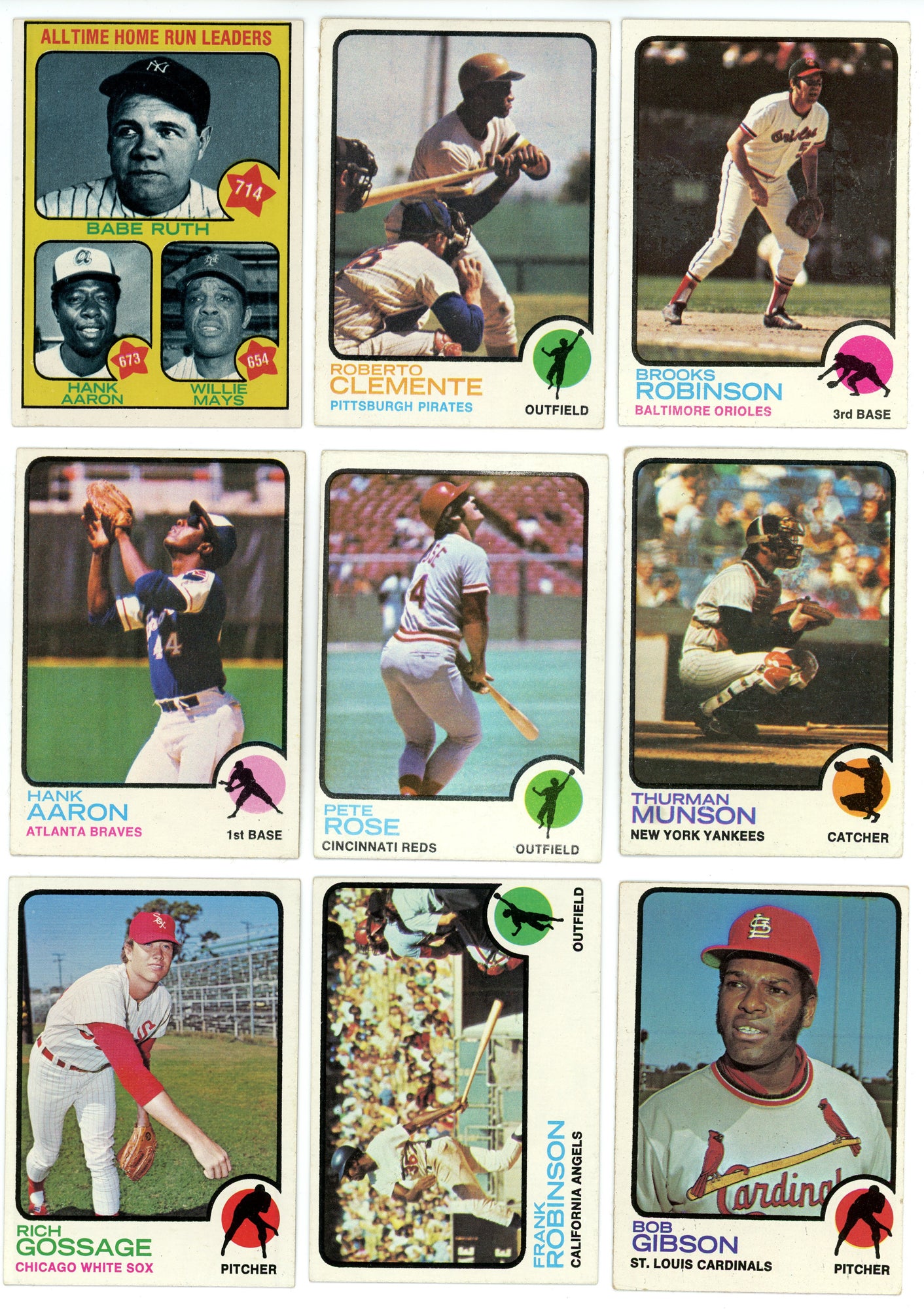 1975 TOPPS BASEBALL COMPLETE SET BREAK JUMBO MYSTERY BOX– 15 CARDS PER BOX