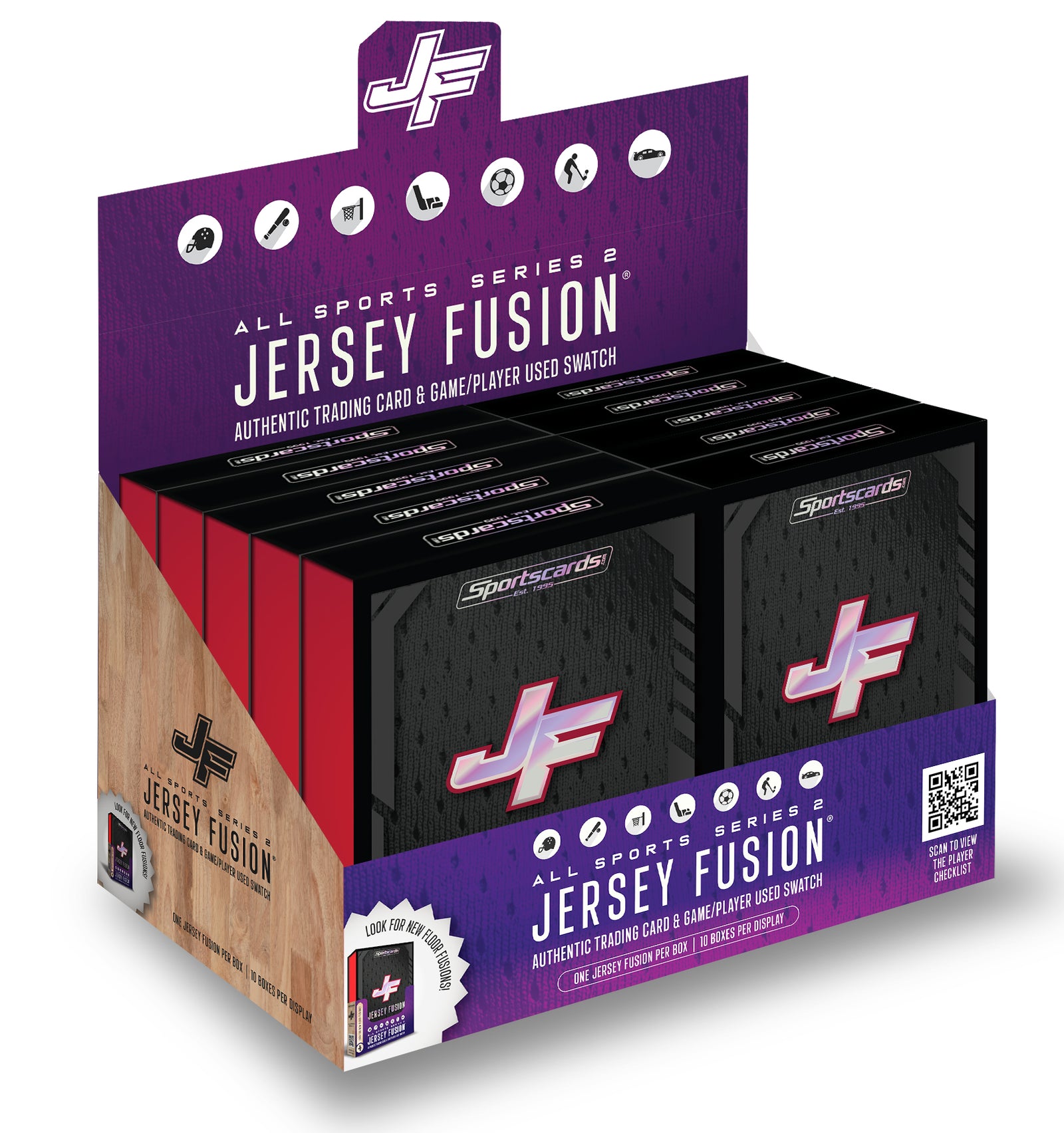 ⚡10 Jersey Fusion All Sports Series 2 Box Break Giveaway