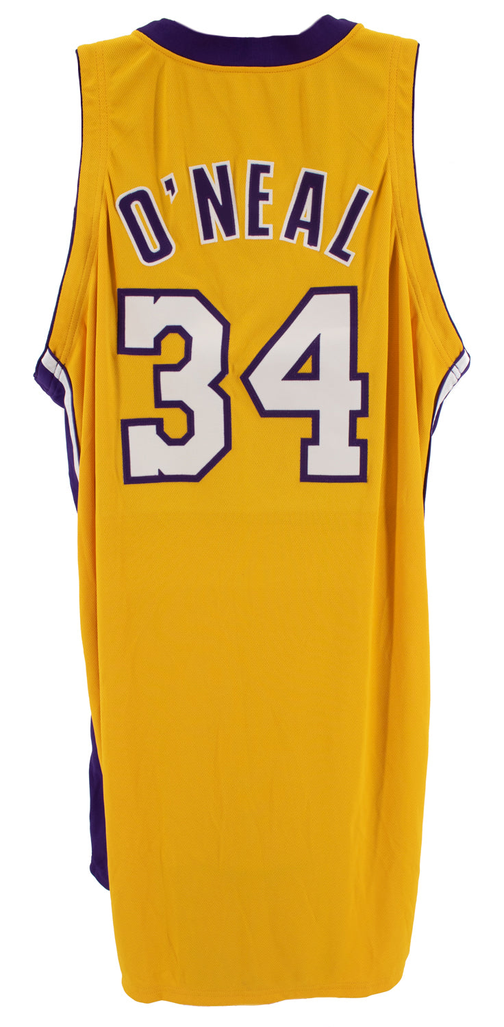 Shaquille O'Neal 2000 Lakers Game Worn Jersey Swatch (Sportscards.com)