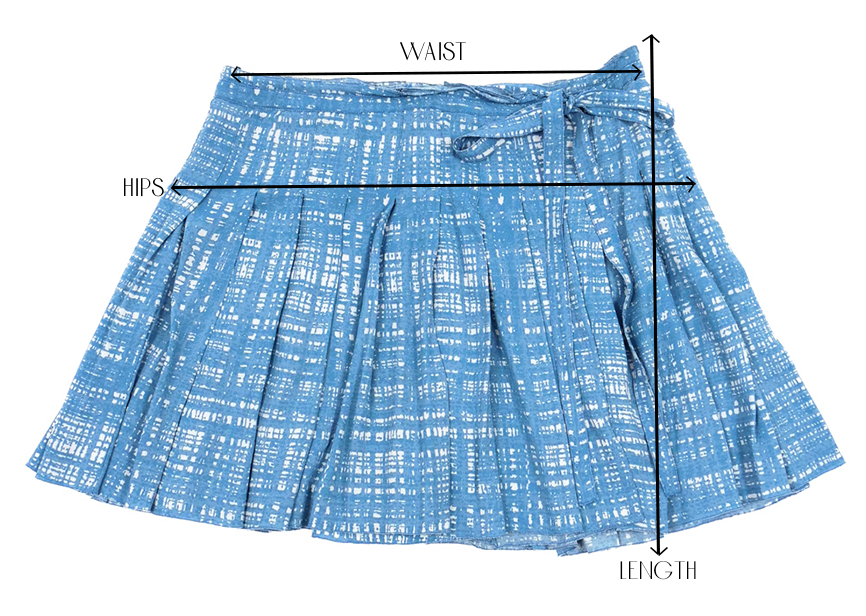 arcadeshops.com skirt measurement