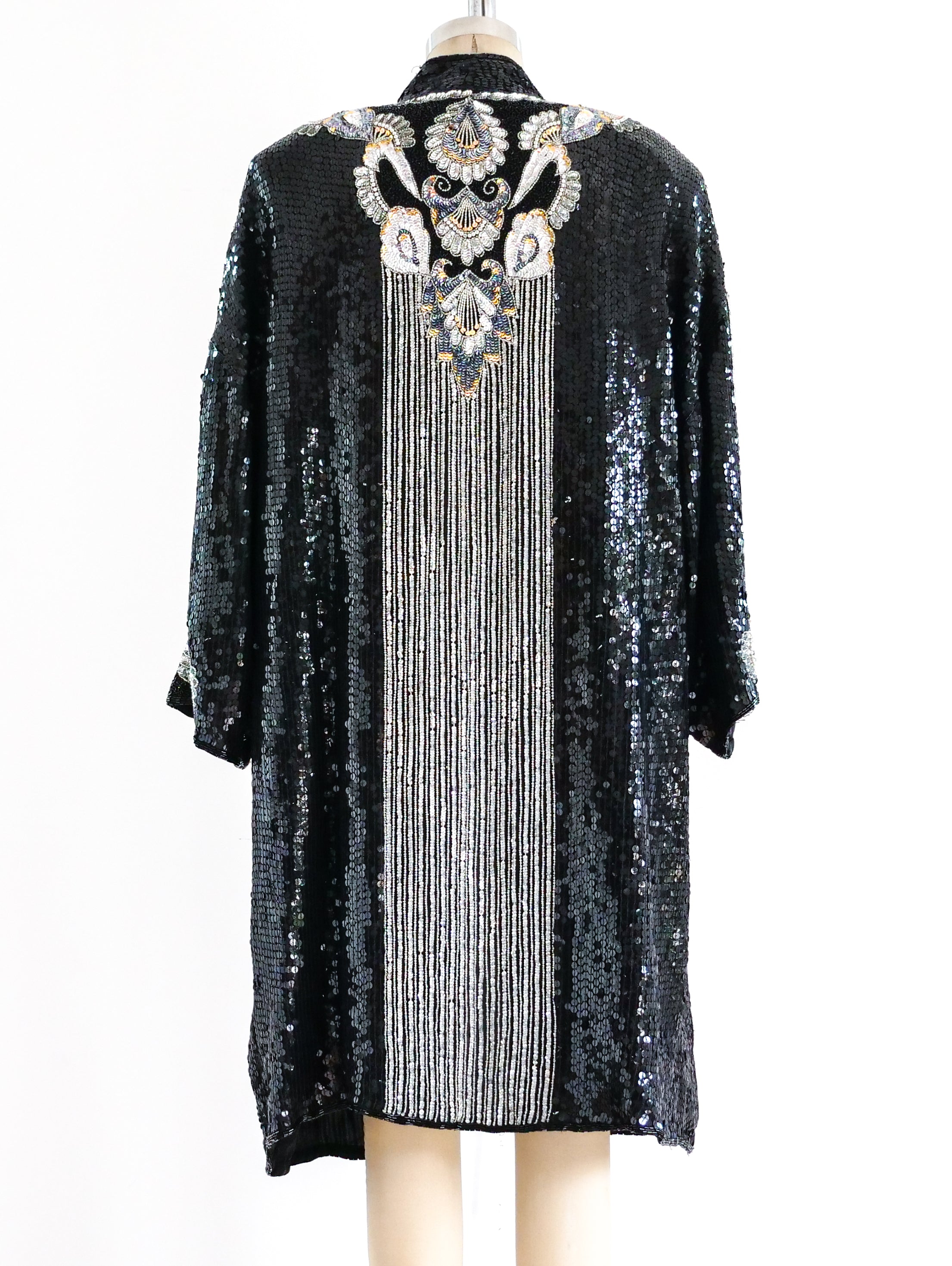 Fully Embellished Deco Inspired Duster – ARCADE