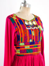 Afghani Embroidered Dress Dress arcadeshops.com